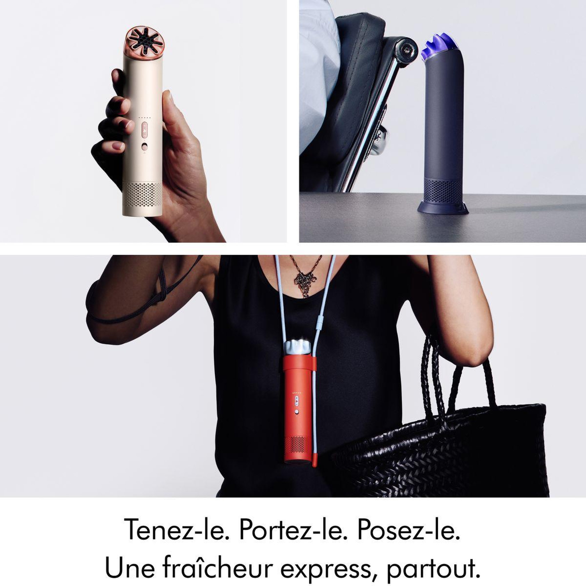 Voir la diapositive 5 : Dyson Ventilateur HushJet Mini Cool Rose Poudré