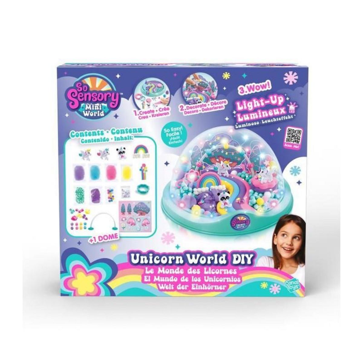 Canal Toys Canal Toys - So Sensory Mini World - Le Monde des Licornes DIY - SEN 002