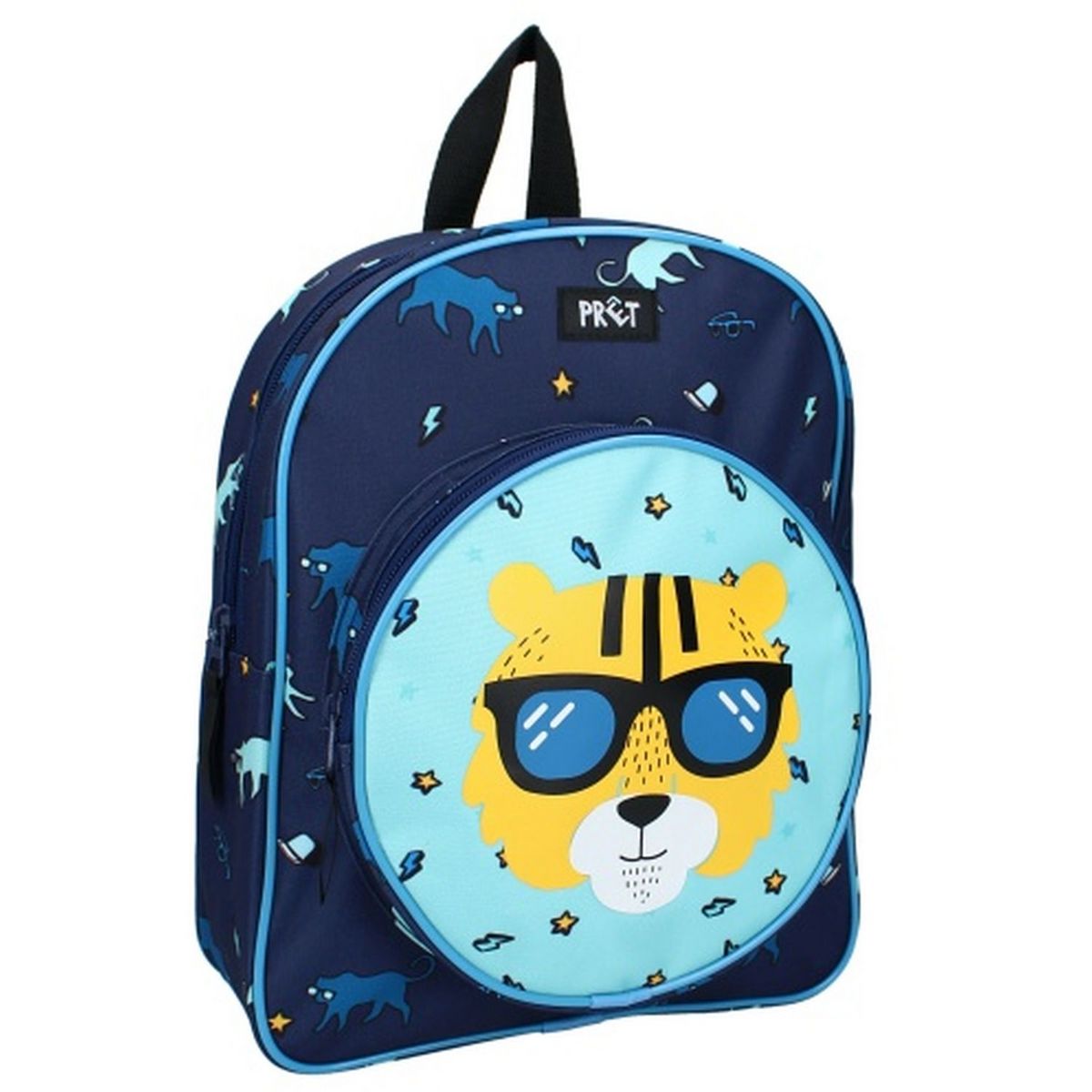 PRÊT Sac maternelle bleu Tigre