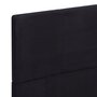 VIDAXL Cadre de lit Noir Tissu 140 x 200 cm