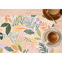Voir la diapositive 2 : HABITABLE Lot de 2 sets de table motifs feuillage MAOLI - 28 x 43 cm - Multicolore