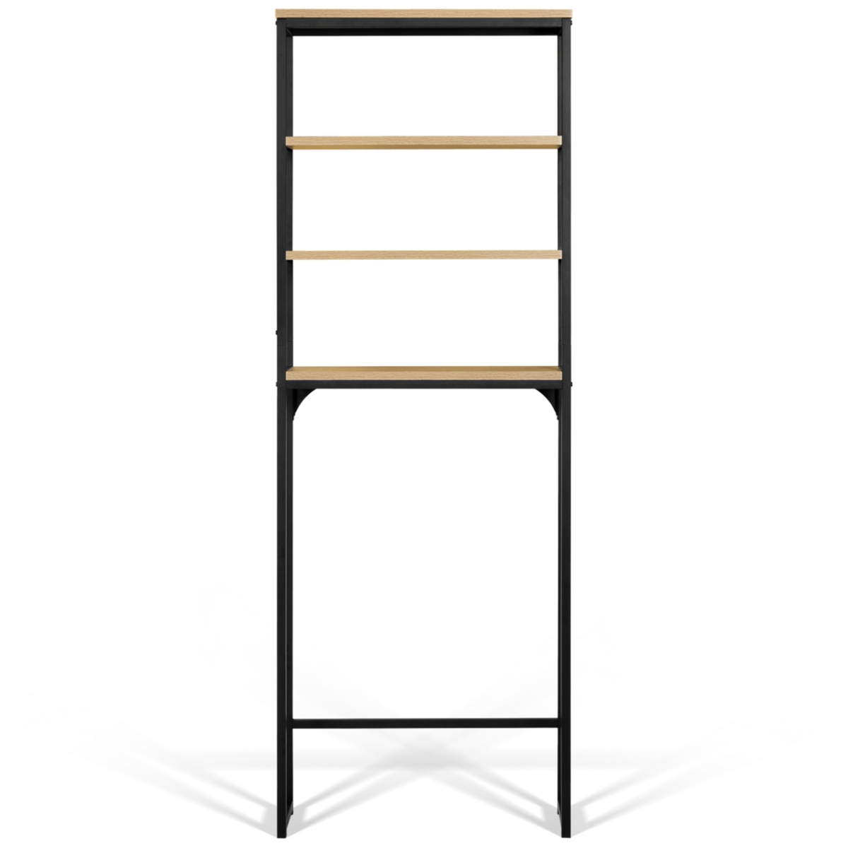 ID MARKET Meuble étagère dessus WC 4 étagères DETROIT design industriel