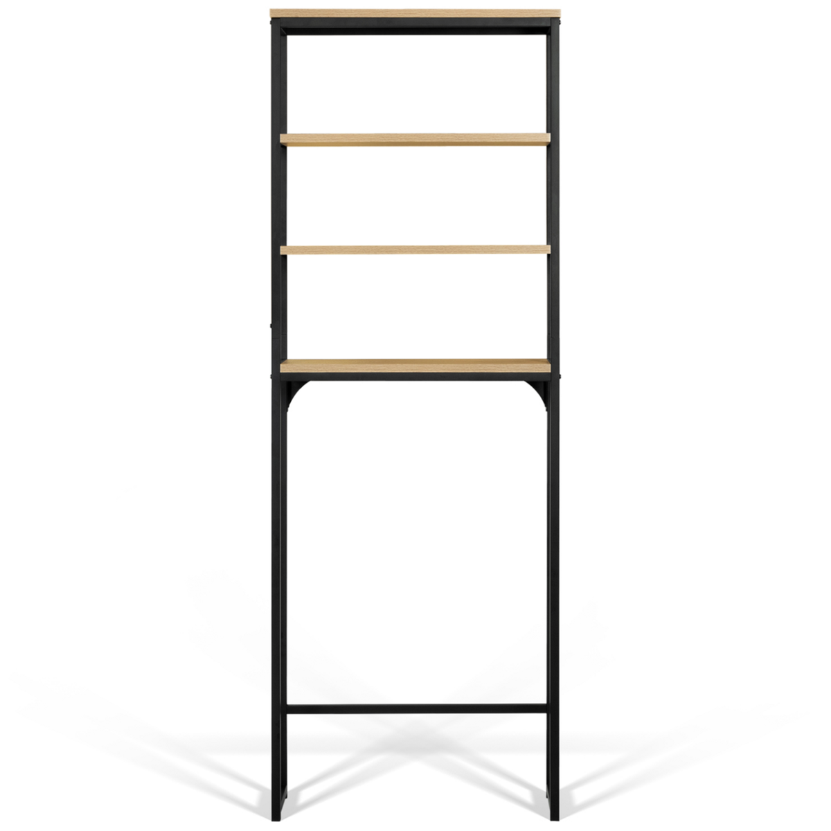 ID MARKET Meuble étagère dessus WC 4 étagères DETROIT design industriel