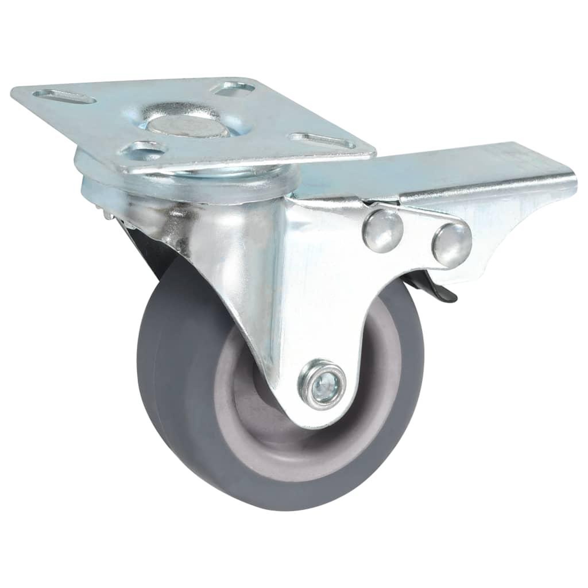 Voir la diapositive 3 : VIDAXL Roulettes pivotantes avec frein double 4 pcs 50 mm