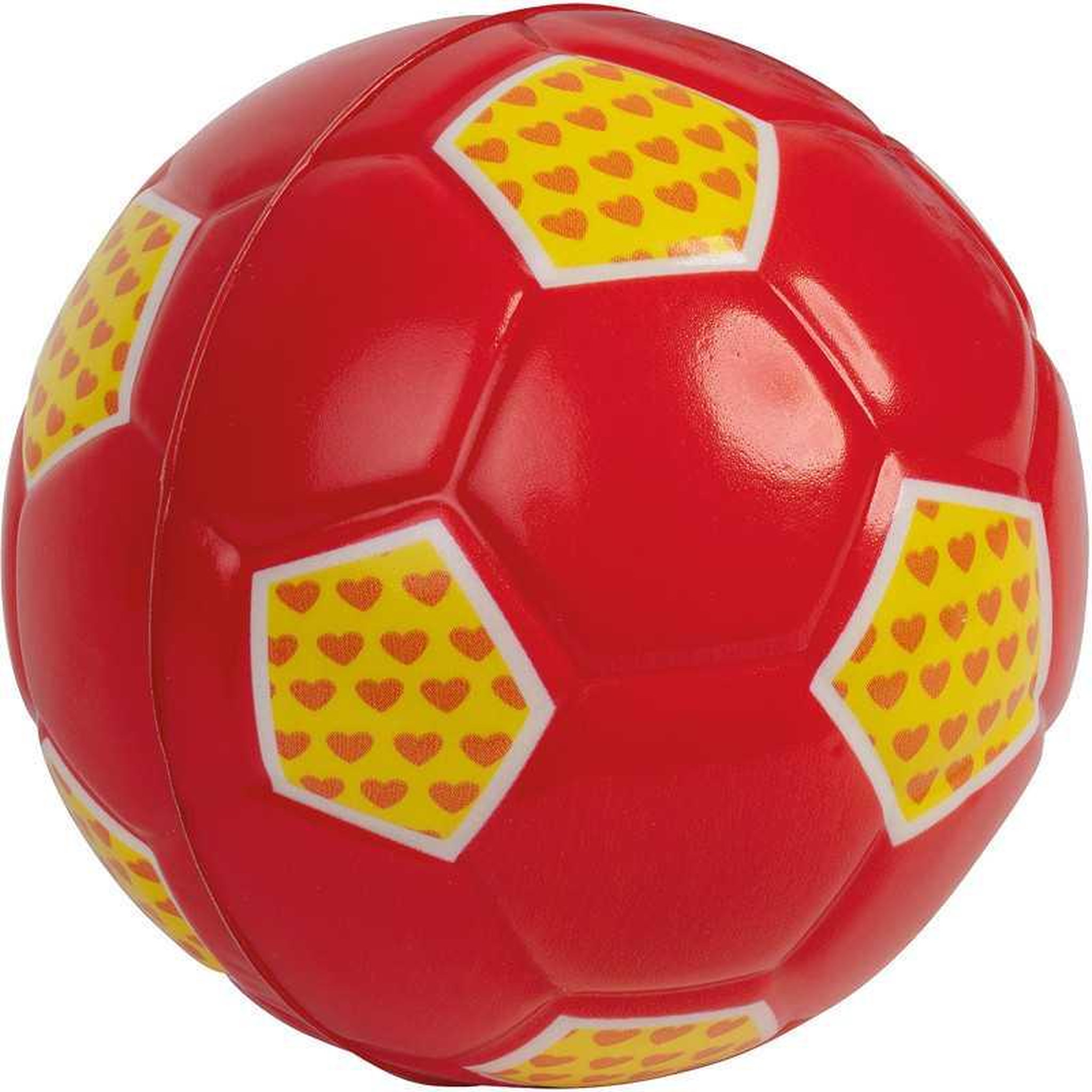 Ballon en mousse 13 cm out2play rouge ou bleu pour jeux intérieur extérieur enfants