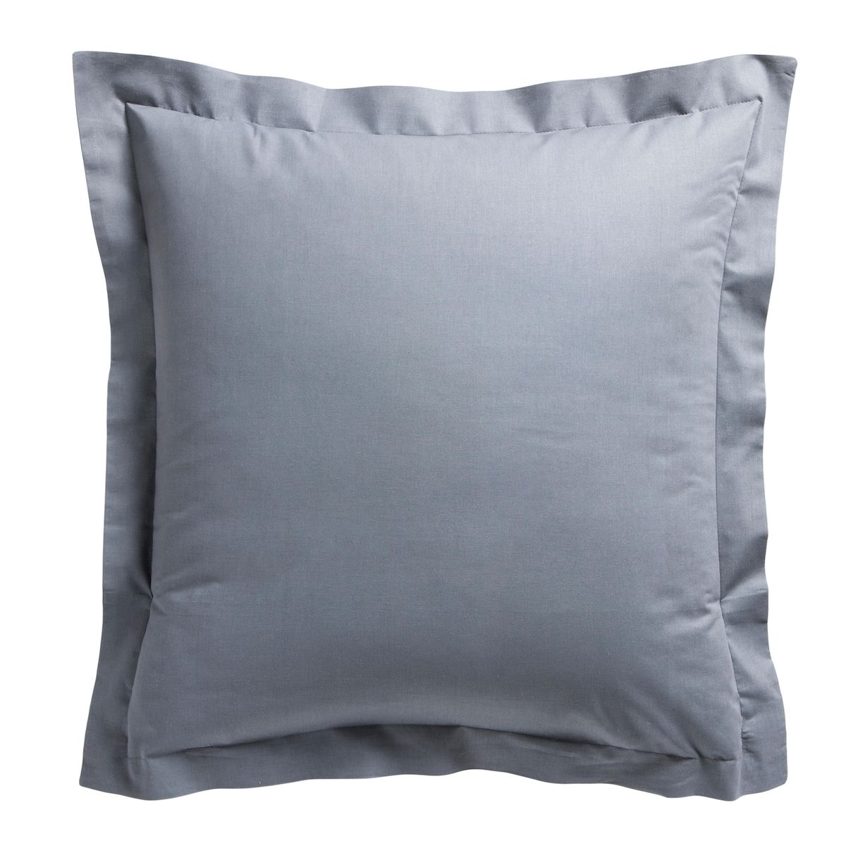 TODAY Taie d'oreiller volant unie percale pur coton 78 fils