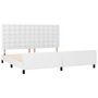 Voir la diapositive 4 : VIDAXL Cadre de lit sans matelas blanc 200x200 cm similicuir
