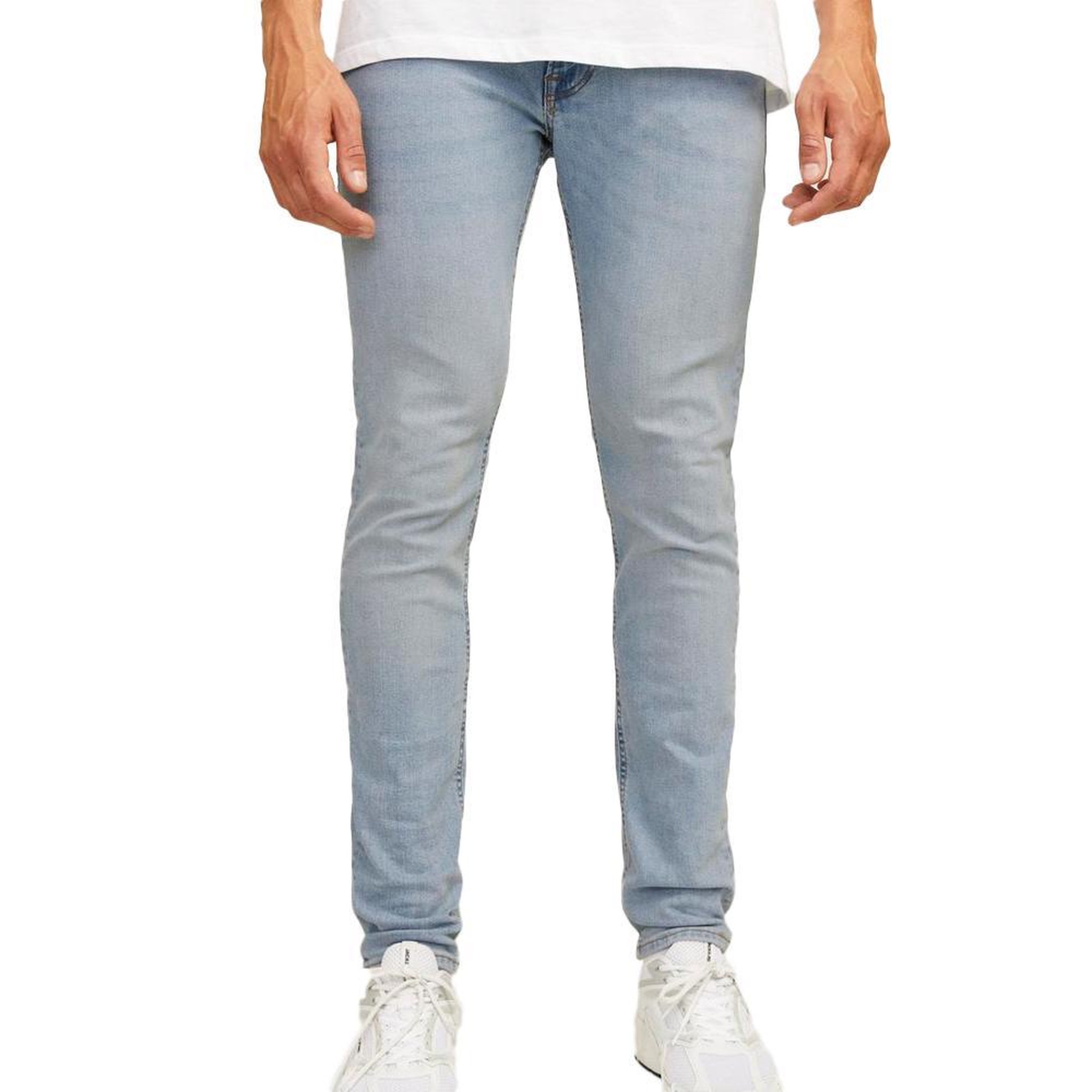 Jack & Jones Jean Bleu Clair Homme Jack & Jones Liam 12248523. Coloris disponibles : Bleu