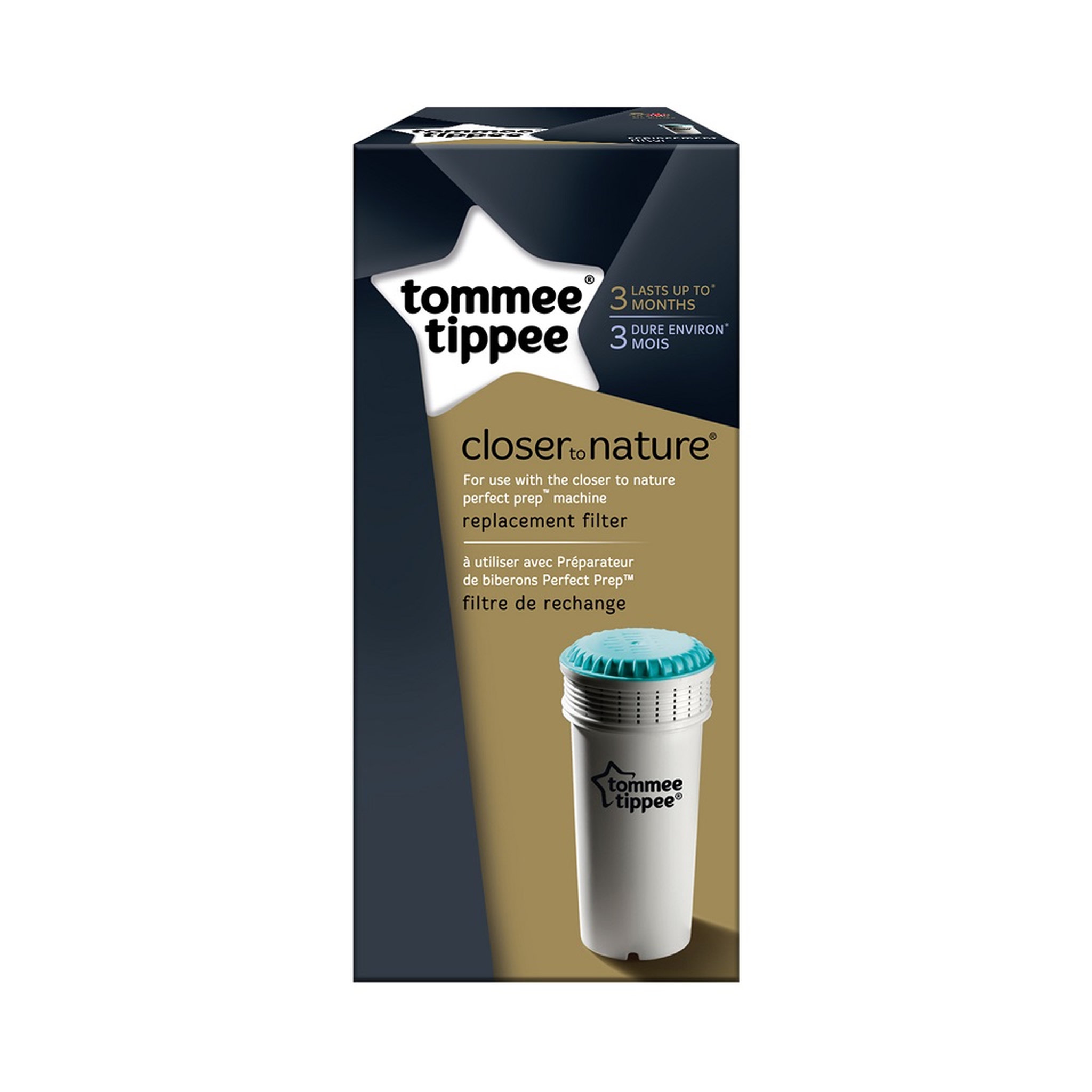 Voir la diapositive 2 : TOMMEE TIPPEE Filtre à eau du robinet Perfect Prep 