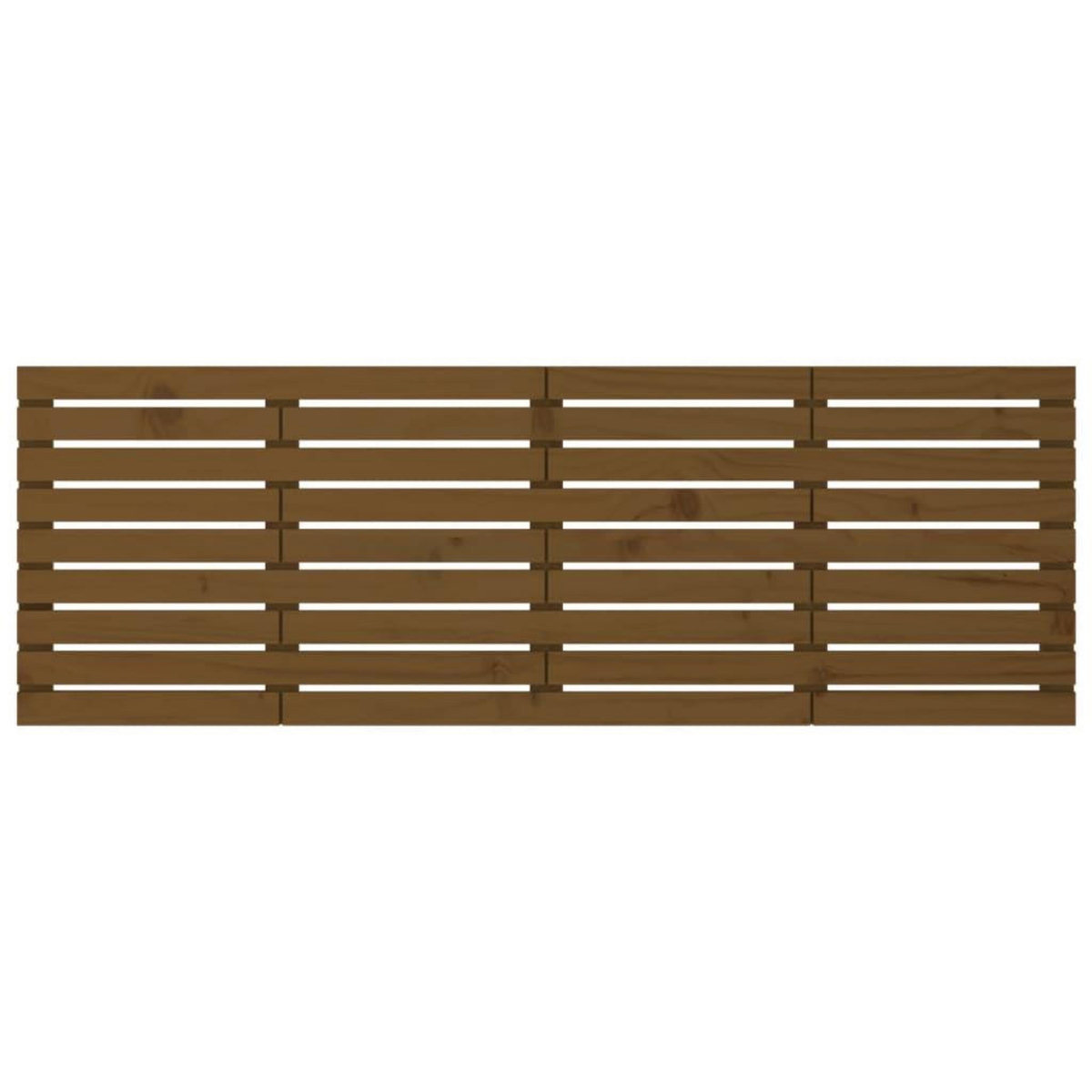 VIDAXL Tete de lit murale Marron miel 166x3x63 cm Bois massif de pin