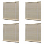 VIDAXL Stores a rouleau Bambou naturel 4 pcs 120x160 cm