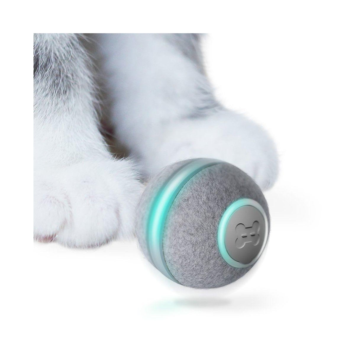 CHEERBLE Jouet Interactive Ball M1 gray