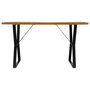 Voir la diapositive 2 : VIDAXL Table a manger 140x80x76 cm Bois de recuperation massif