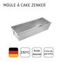 Voir la diapositive 4 : ZENKER Moule à cake 25,5 cm Zenker Silver