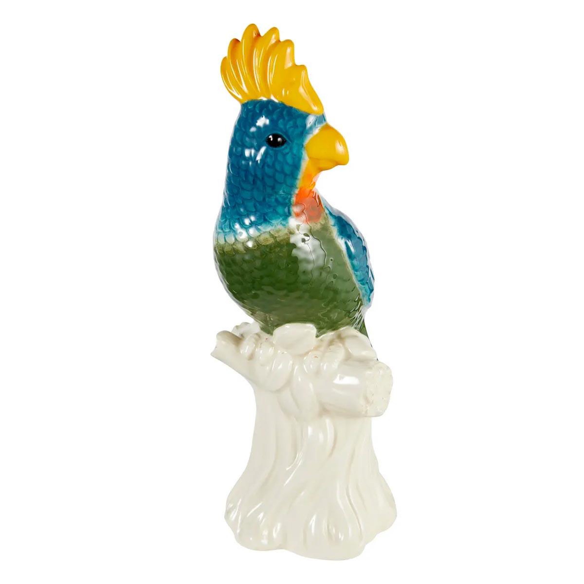 ATMOSPHERA Statuette oiseau en céramique  yucatan  25cm multicolore