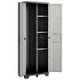 Voir la diapositive 2 : Keter Keter Armoire de rangement polyvalente Gear Noir et gris 182 cm