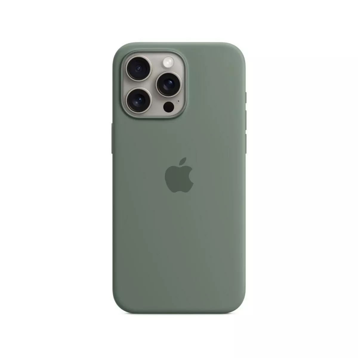 APPLE Coque iPhone 15 Pro Max MagSafe silic Cyprès