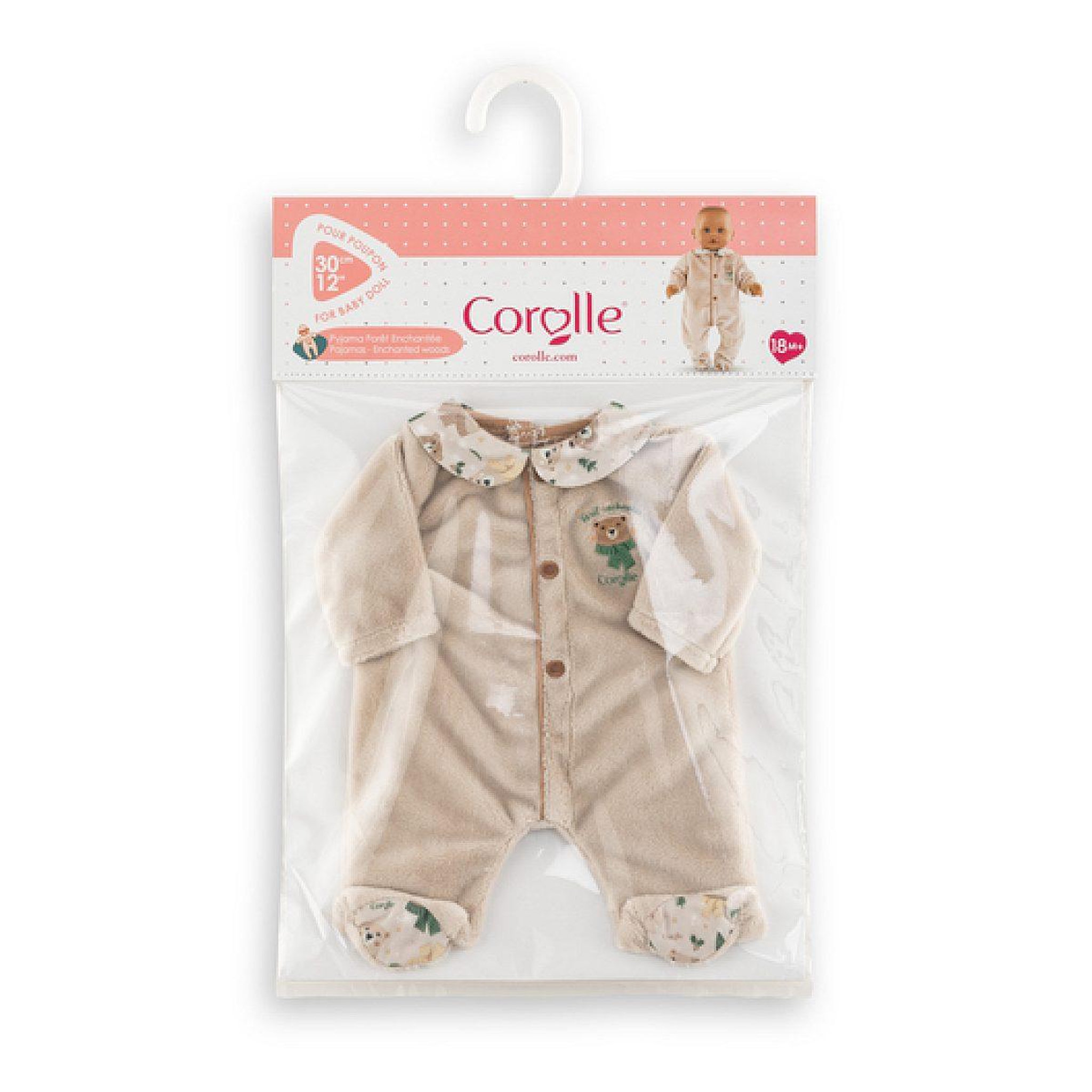 Voir la diapositive 1 : Corolle Bb30 pyjama foret enchantee