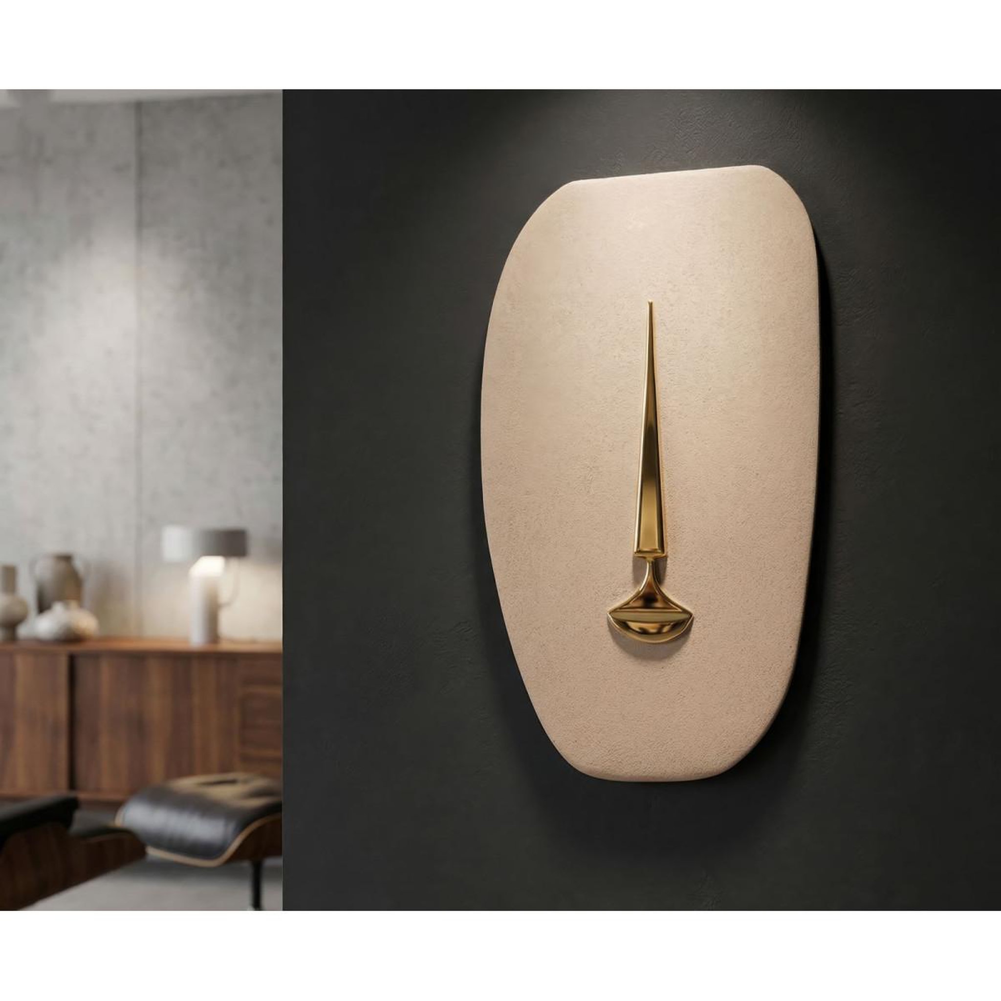 Voir la diapositive 5 : Paris Prix Déco murale en céramique  lagos  39cm marron