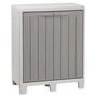 Voir la diapositive 2 : TOOMAX Armoire de jardin résine - Gris Anthracite - 350L - FLORIDA XL