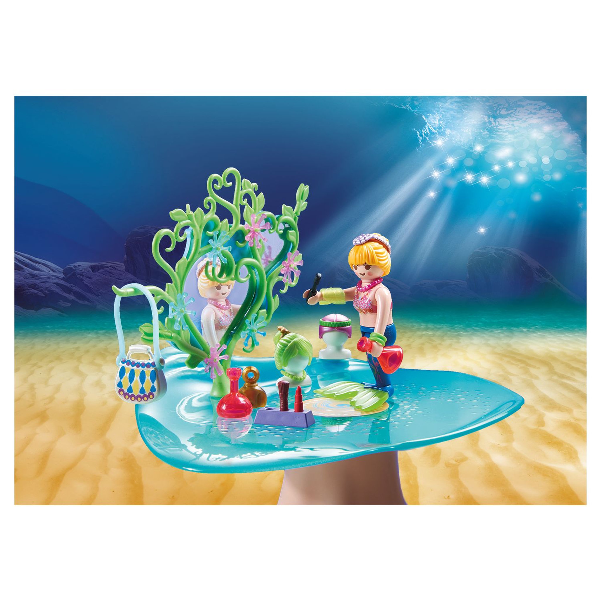 Voir la diapositive 2 : PLAYMOBIL 70096 - Magic - Salon de beauté et sirène