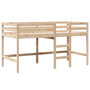 Voir la diapositive 5 : VIDAXL Lit haut sans matelas 90x190 cm bois de pin massif