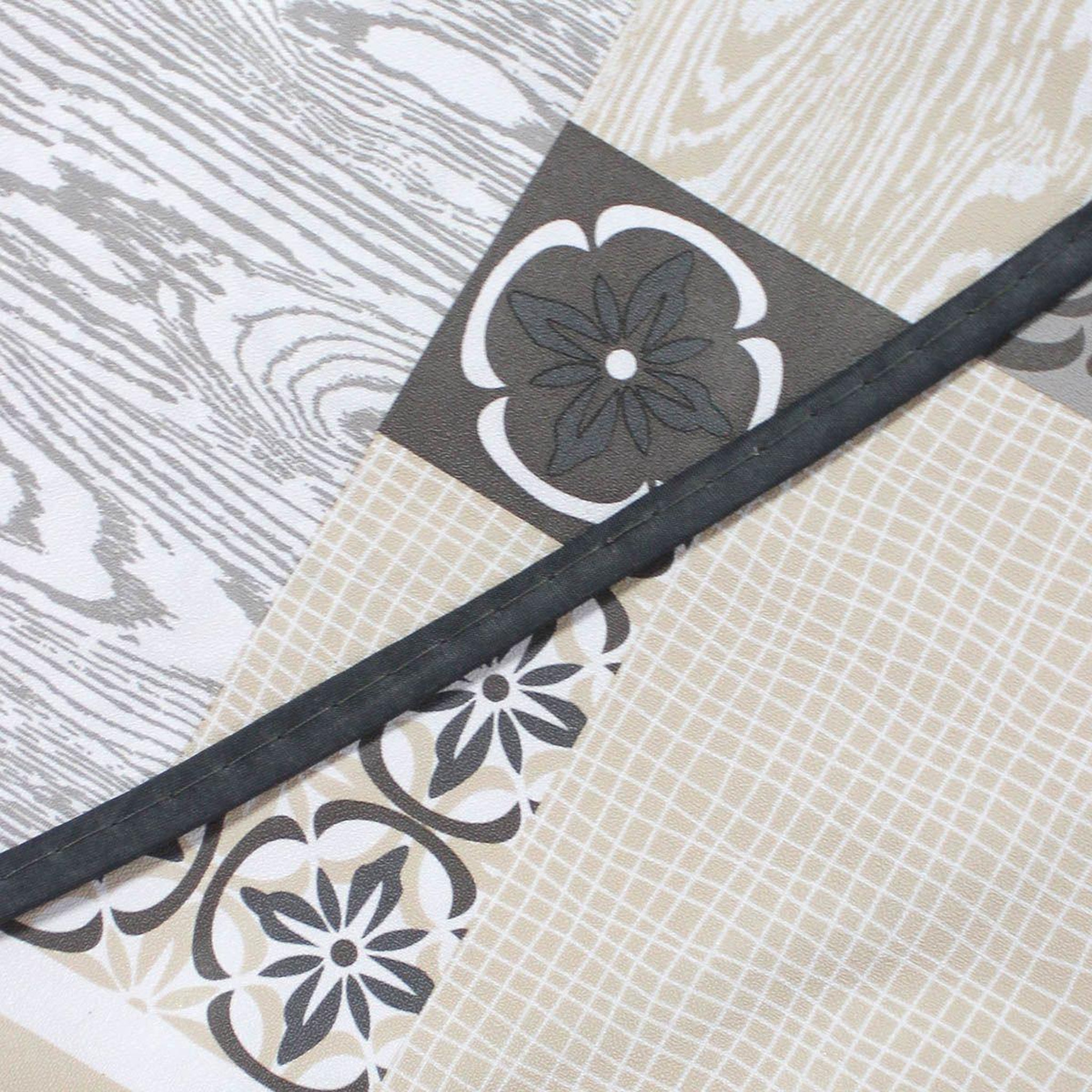 Voir la diapositive 3 : Douceur d'Intérieur Nappe ronde imprimé  costa  160cm beige