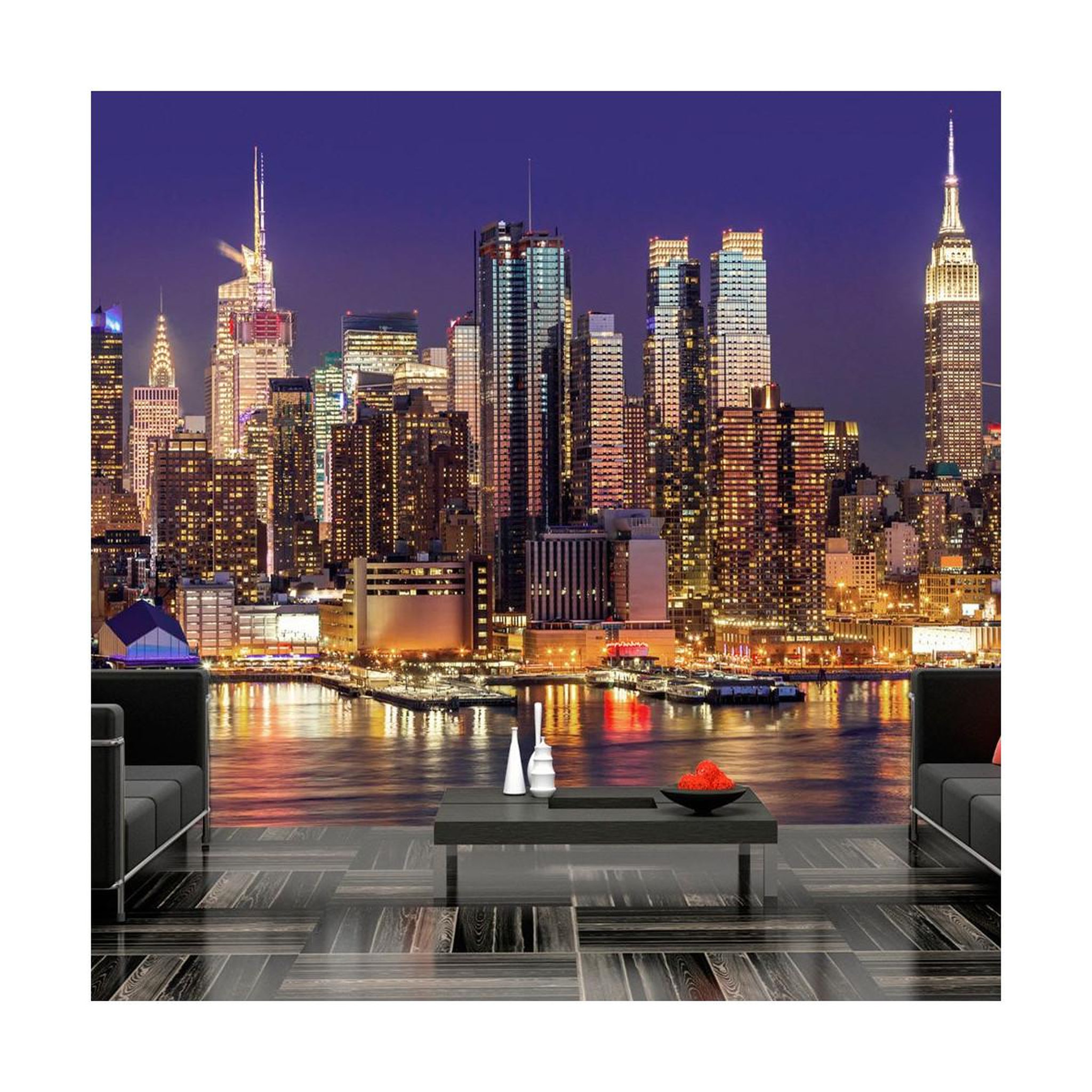 Paris Prix Papier peint  nyc : night city. Coloris disponibles : Multicolore