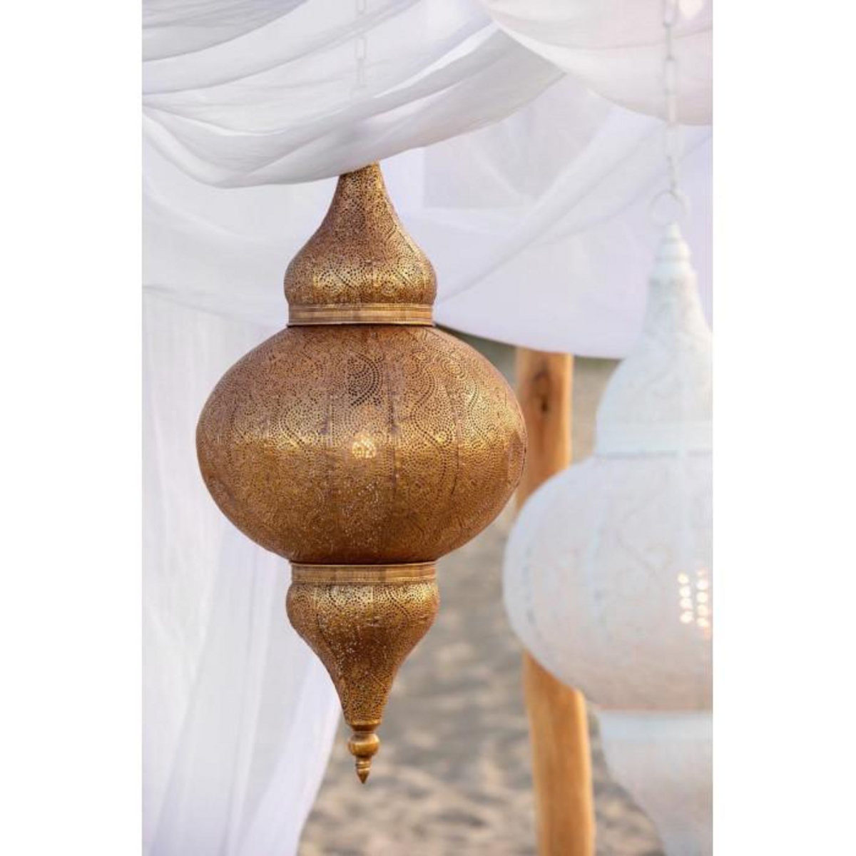 Paris Prix Lampe Suspension en Métal  Bore  65cm Or