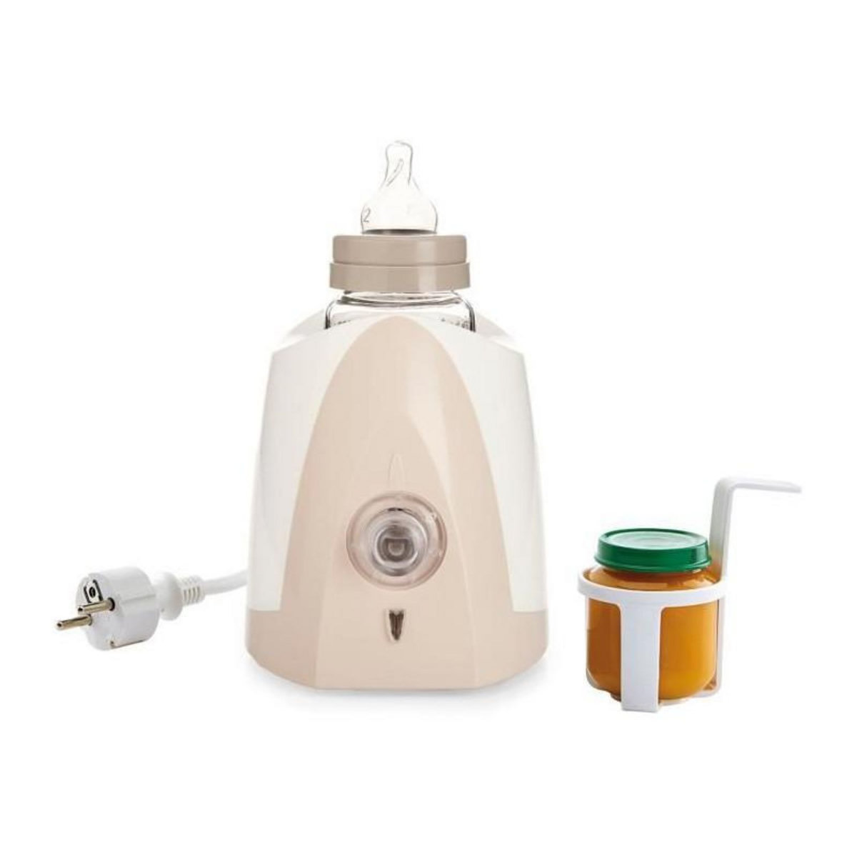 THERMOBABY Chauffe biberon + Biberon verre 230ml + Goupillon biberon + Boîte doseuse de lait + Bavoir + Coffret Boîte a sucettes
