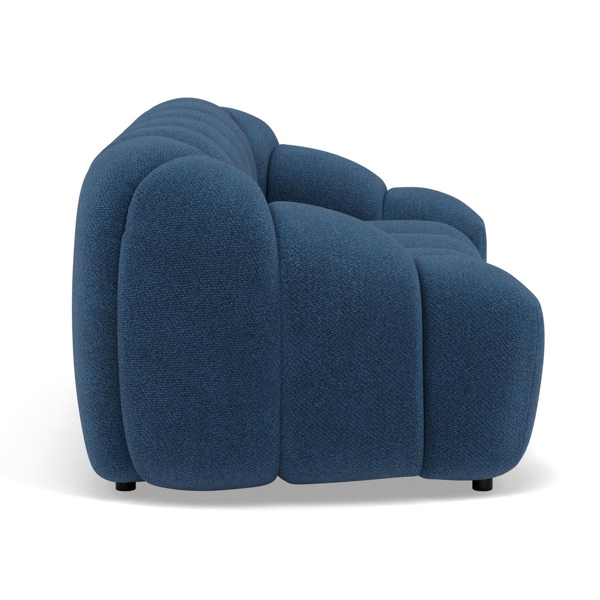 LISA DESIGN Ava - canapé 3 places en velours texturé