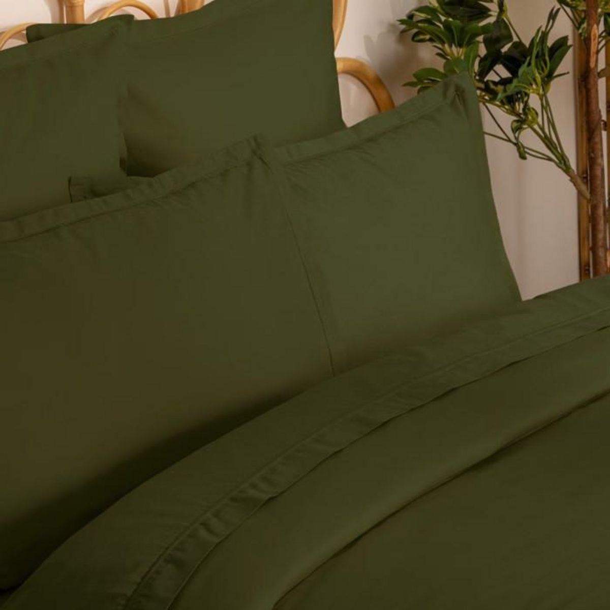 ATMOSPHERA Housse de Couette  Intérieur  240x220cm Kaki