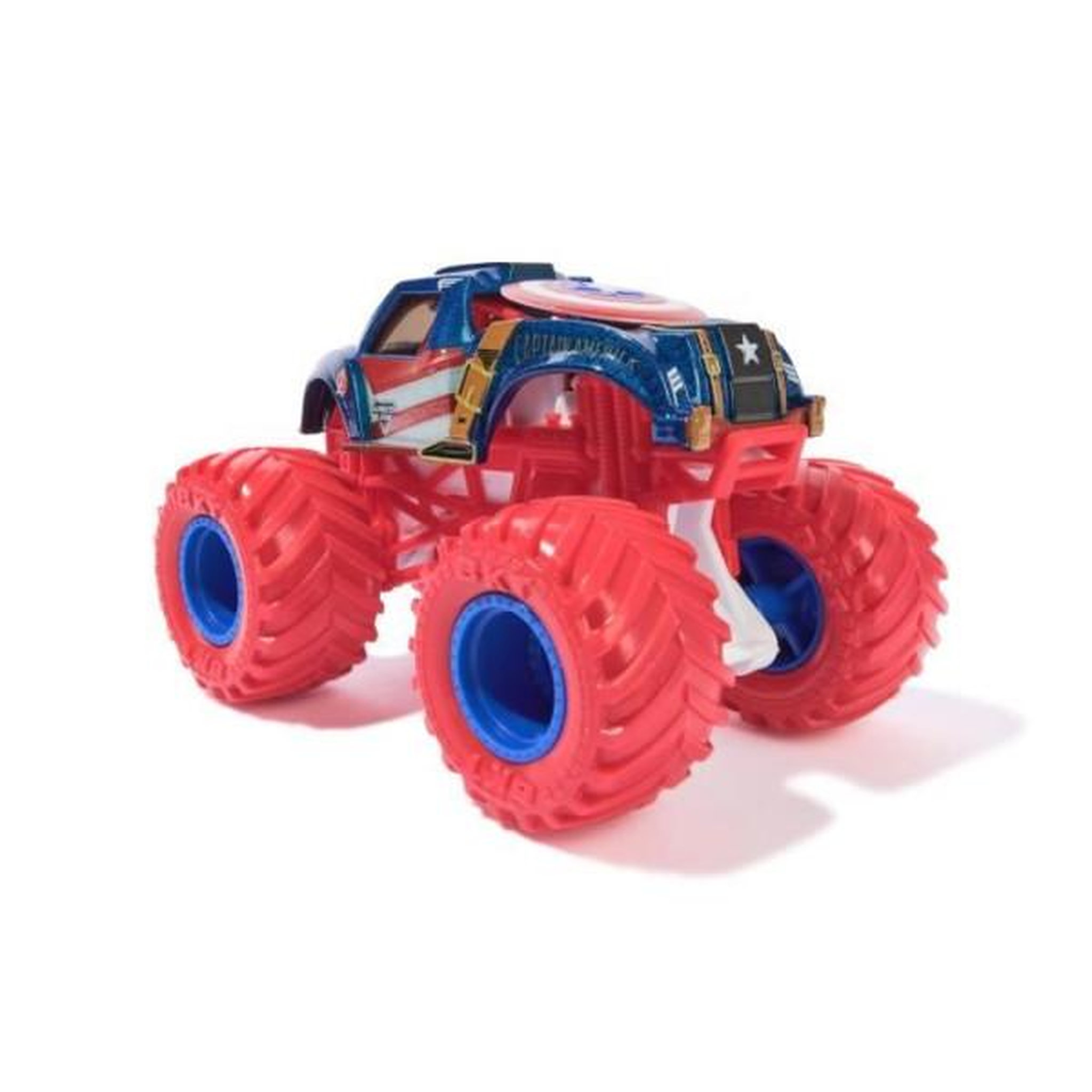 Voir la diapositive 4 : MONSTER JAM Pack de 5 véhicules Monster Jam Marvel Die Cast