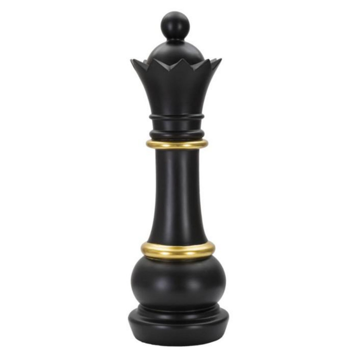 Paris Prix Pièce d'Échec Déco en Résine  Reine  50cm Noir