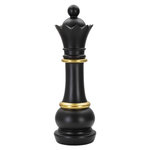 Paris Prix Pièce d'Échec Déco en Résine  Reine  50cm Noir