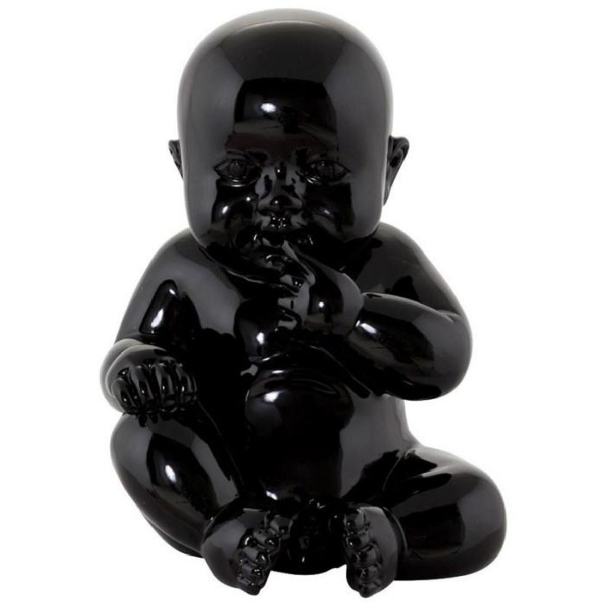 Paris Prix Statue Déco  Bébé  17cm Noir