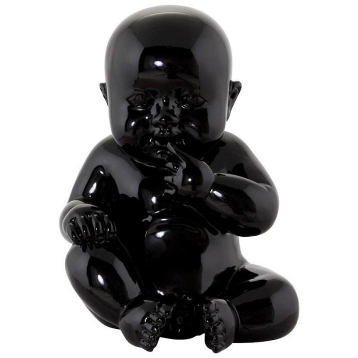 Paris Prix Statue Déco  Bébé  17cm Noir
