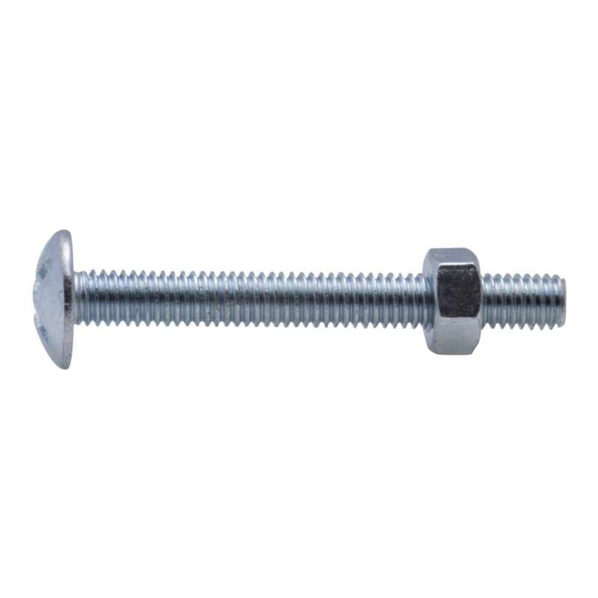 Voir la diapositive 1 :  Boulon poêlier zingué Vissal Ø 6x60mm  lot de 8 boulons