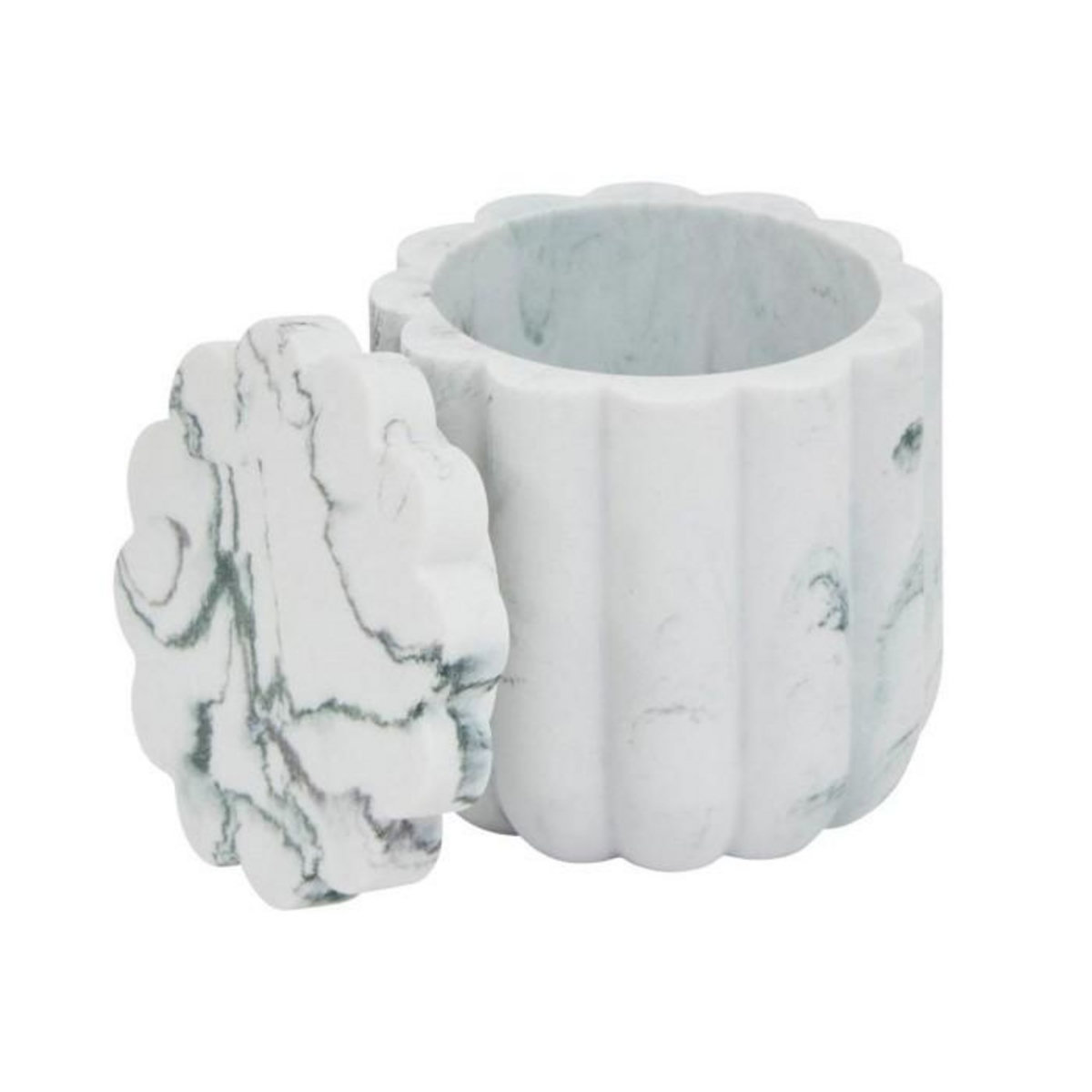 FIVE Pot à Coton  Marby  9cm Blanc