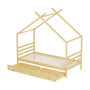 Voir la diapositive 2 : MINEA MINEA | Lit cabane avec tiroir BAMBINO 90x190 cm (matelas non inclus)