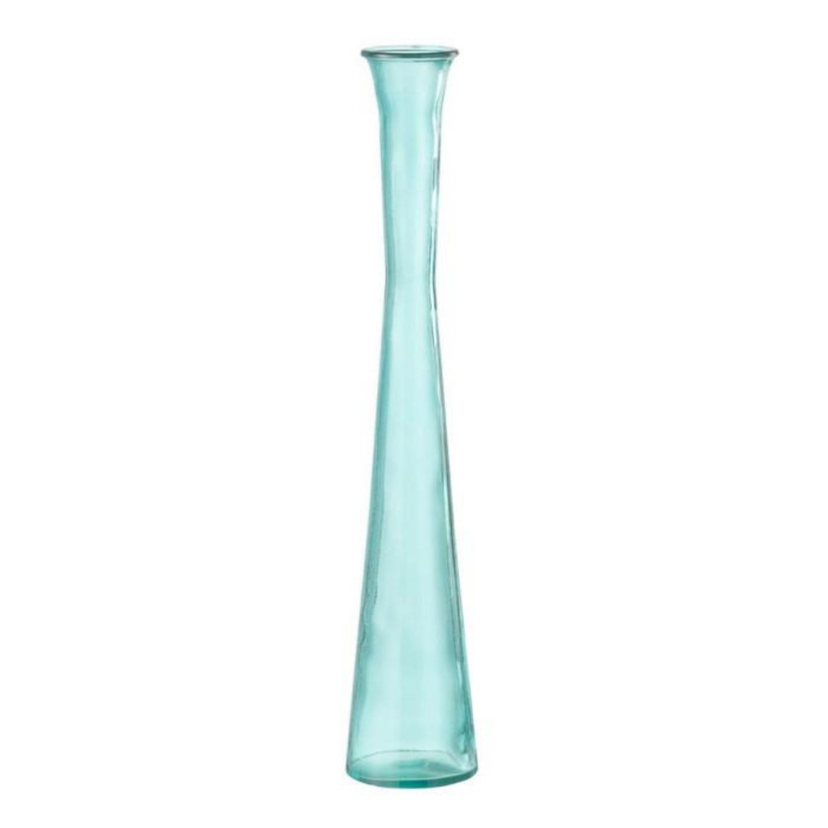 Paris Prix Vase Tube en Verre  Stripe  51cm Bleu Aqua