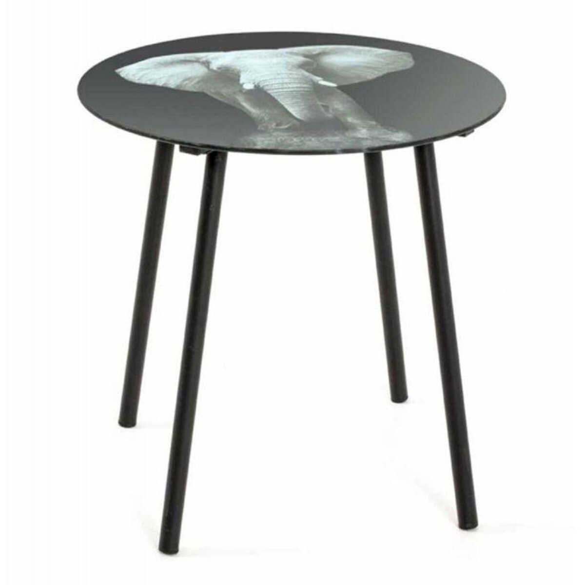 Paris Prix Table d'Appoint Design  Jumbo  41cm Noir