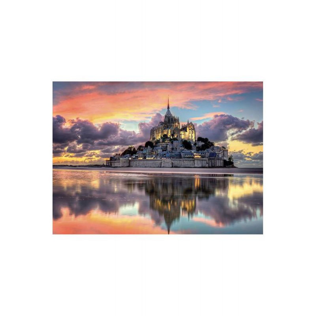 CLEMENTONI Puzzle 1000 pièces Clementoni High Quality Mont Saint Michel