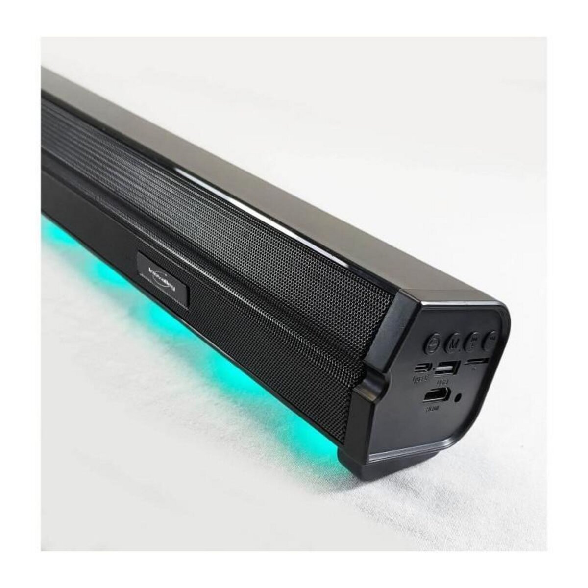 Inovalley Barre de son lumineuse - INOVALLEY - BS11 -60W - LED - Bluetooth V5.0 - HDMI - USB 2.0 - micro SD - FM - Batterie 2400mAh