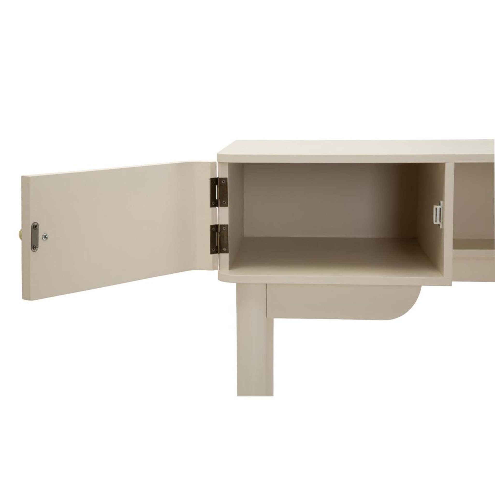 Voir la diapositive 4 : Paris Prix Coiffeuse 2 portes  shy  110cm blanc