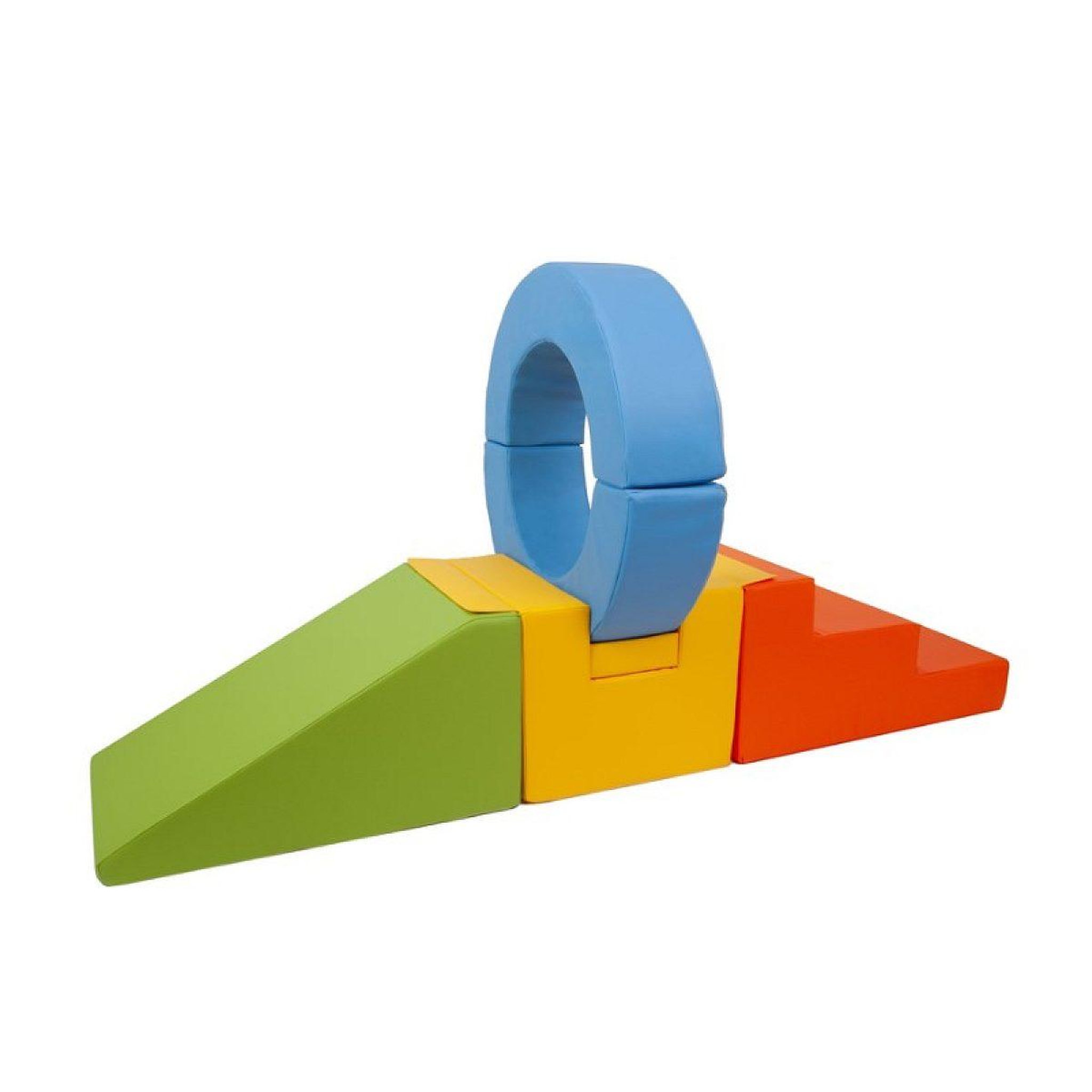 VELINDA Ensemble de 7 blocs cerceau jaune vert bleu orange