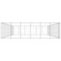 Voir la diapositive 3 : VIDAXL Chenil exterieur Acier galvanise 79,86 m²
