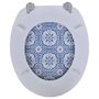 Voir la diapositive 5 : VIDAXL Abatant de WC avec couvercle design porcelaine