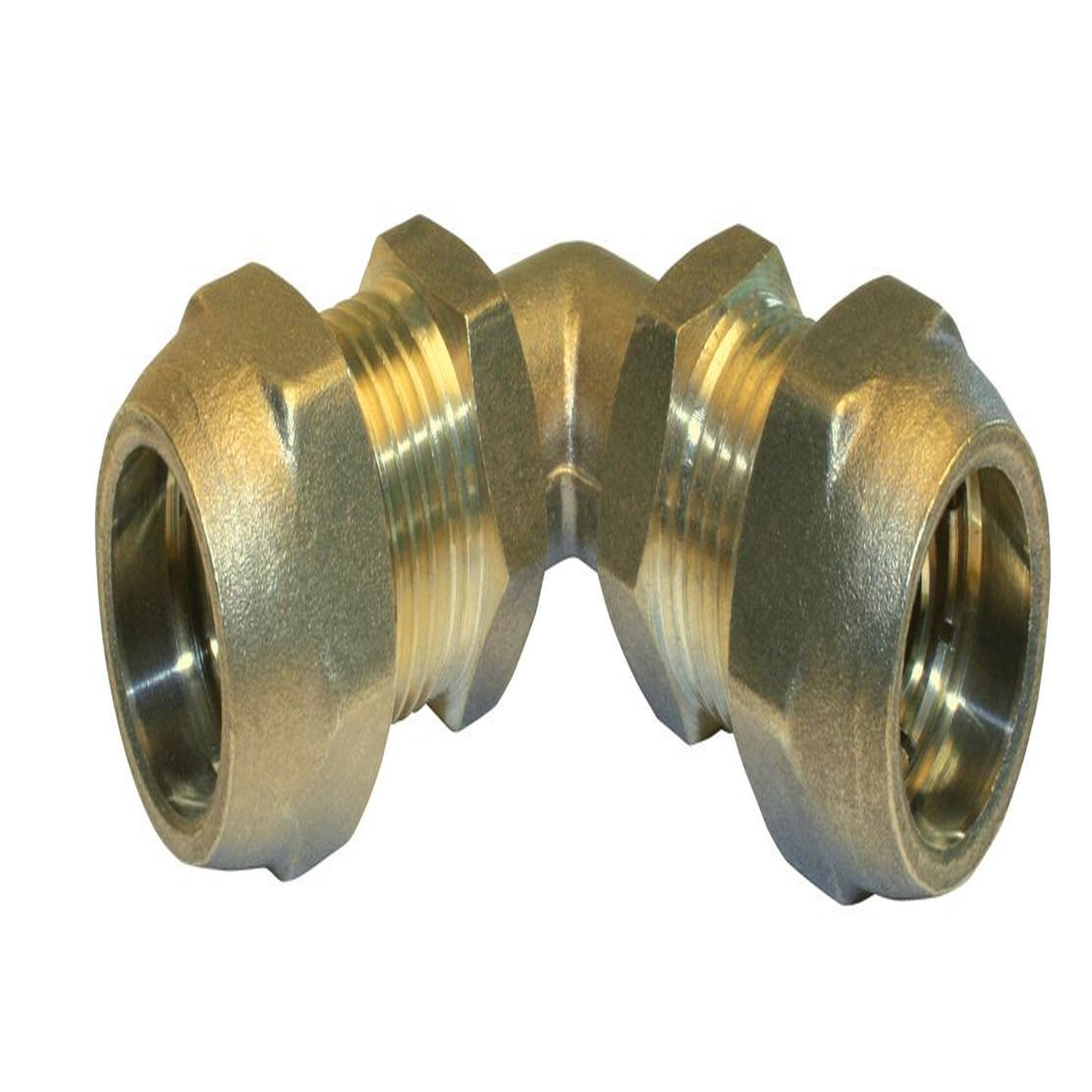 CENTRALE BRICO Raccord coudé 90° à compression laiton D.12 pour tube en per