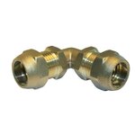 CENTRALE BRICO Raccord coudé 90° à compression laiton D.12 pour tube en per